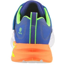 SKECHERS Flex Glow Ultra Kinder Blau/Orange 21