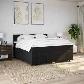 vidaXL Boxspringbett 180 x 200 cm Schwarz