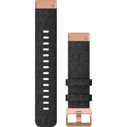 Garmin Nylon/Jacquardgewebe Nylon-Armband 20mm 010-12874-00 - schwarz