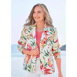 GOLDNER Jacquardblazer mit Waffelstruktur in bunt / gemustert), | Gr.: 38