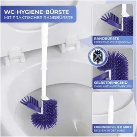 Maximex WC-Garnitur Hygiene-Set Lila 2