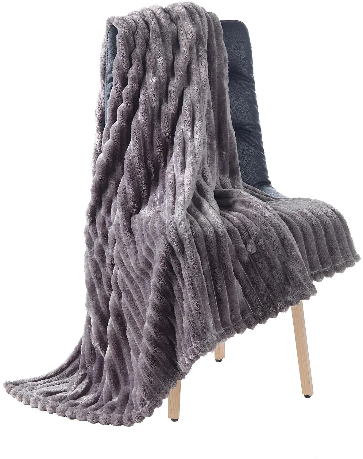Holiday Heimtex Kuscheldecke Aloha 150x200 cm | grau - grau