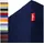 r-up Spannbettlaken Baumwolle 120 x 200 - 130 x 200 cm Blau