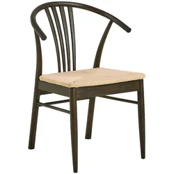 Ebuy24 York Esszimmerstuhl Mit Armlehnen Holz weiß. 2er Set