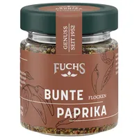 Fuchs Gewürze - Bunte Paprikaflocken | Getrocknetes Paprikagewürz | 35 g