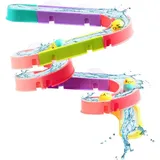 Playtastic 30-teiliges Badewannen-Kugelbahn-Spielset für Kinder ab 3 Jahren