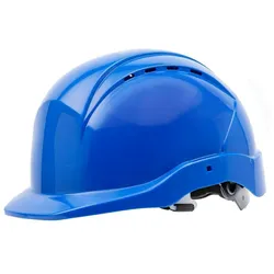 AS Arbeitsschutz Nitras Industrieschutzhelm Head Protect | 10 Helme | Kunststoff blau
