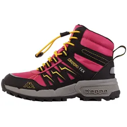Sneaker KAPPA, Kinder, Gr. 34, bunt (pink, gelb), Synthetik, mehrfarbig, sportlich, Schuhe, - in kinderfußgerechter Passform