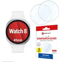 Displex Samsung Galaxy Watch 8 (40mm) Schutzfolie, 2 Stück, Schutzglas