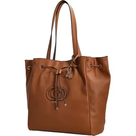 GUESS Schultertasche Calebra Drawstring Tote Cognac