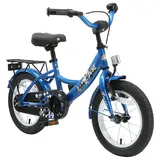 Bikestar Kinderfahrrad für Jungen ab 4 Jahre | 14 Zoll Kinderrad Classic | Fahrrad für Kinder Blau | Risikofrei Testen