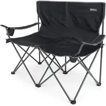 Regatta Campingstuhl Isla Double Schwarz/Seal Grey