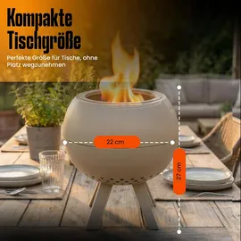 edenoutdoor Feuerschale Ø 22 cm Beige