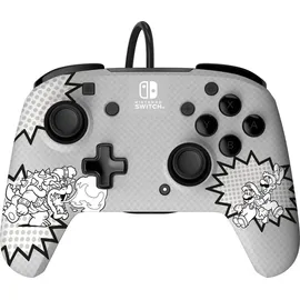 PDP Rematch Comic Mario Controller Grau Nintendo Switch