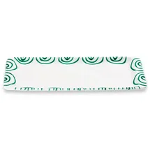 Gmundner KERAMIK Stollenplatte 42 x 16 cm Grösse: l= 42 cm x b= 16 cm x h= 2.5 cm Grüngeflammt Geschirr, handgemacht in Österreich