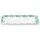 Gmundner KERAMIK Stollenplatte 42 x 16 cm Grösse: l= 42 cm x b= 16 cm x h= 2.5 cm Grüngeflammt Geschirr, handgemacht in Österreich