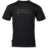 Poc logo Kurzarm-t-shirt - Uranium Black - 2XS