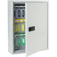 HMF 13642-07 Schlüsselschrank mit Zahlencode, Schlüsselkasten groß, 42 Haken,