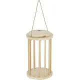 Kerbl Pet Heuraufe 3 in 1, Futterraufe, Heurolle, Hangraufe, 25cm, Ø15cm, Holz, Tierfütterung, Nager, leicht zu befüllen