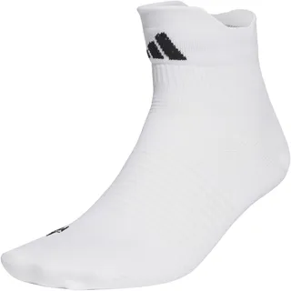 adidas Unisex Kinder Performance Designed for Sport Ankle Socks, White/Black, 7-8 Years