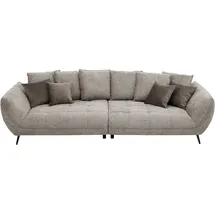 exxpo - sofa fashion Big-Sofa EXXPO - SOFA FASHION "Triton Mega Sofa,toller Sitzkomfort, Steppung im Sitz, Breite 311cm", grau (taupe), B:311cm H:95cm T:130cm, Sofas, Big-Sofa, inkl.10-teiliges Kissenset,gemütliches Megasofa,viel Platz zum Relaxen