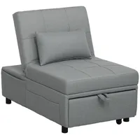 3-in-1 Schlafsessel mit Bettfunktion, ausziehbares Schlafsofa, Schlafstuhl