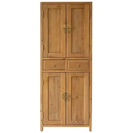 Tikamoon Schrank Yuki aus massivem Recycling-Kiefernholz Natur