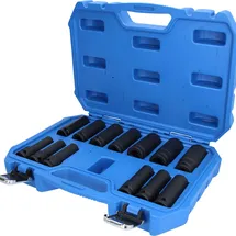 BRILLIANT TOOLS 1/2" Kraft-Stecknuss-Satz Sechskant 13-tlg. 10 - 24 mm