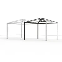 Siena Garden Pavillon-Erweiterung, Metall, 315.2x301x307.6 cm, Sonnen- & Sichtschutz, Pavillons