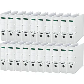 Leitz Qualitäts-Ordner 180° Plastik, - A4, weiß