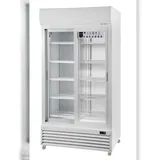 METRO Professional Doppel Getränkekühlschrank GSC3800, 100 x 73 x 201.8 cm, mit Schiebetür, 690 L, weiß