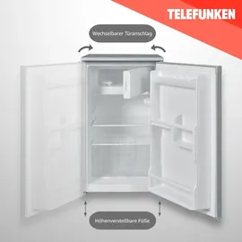 Telefunken CF-32-152-S Kühlschrank (82 l, 838 mm hoch, Silber)