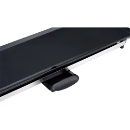 *Alpina* alpina Elektro-Tischgrill schwarz Metall B/L: ca. 70x23 cm - Schwarz