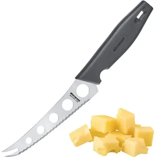 Westmark Profi-Käsemesser/-schneider, Klingenmaß: 13,5 cm, Länge: 25 cm, Rostfreier Edelstahl/Kunststoff, Master Line, Schwarz/Silber, 13562270