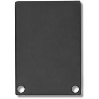 ISOLED Endkappe EC48 Alu schwarz RAL 9005 für SURF/DIVE24