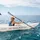 Aqua Marina Paddel KP-2 230 cm Fiberglas grau