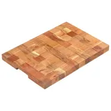 vidaXL Hackblock 50×30×3,8 cm Akazie Massivholz