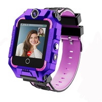 LiveGo Smartwatch Kinder mit GPS und Telefon, 4G Sicheres Smartwatch mit 360° Drehbarem, GPS/SOS-Anruf für Kinder, Studenten im Alter von 4-12Y, Geburtstagsgeschenke Schultag(Violett)