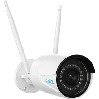 Reolink WLAN Kamera, Outdoor, 2,4GHz/5GHz WLAN CCTV IP Kamera Aussen, mit Person/Auto/Tiererkennung, IP67 Wetterfest, Nachtsicht, Bewegungsmelder, SD-Kartenslot, Zeitraffer, Außenkamera RLC-510WA