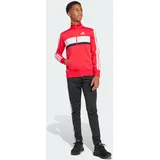 Adidas Seasonal Essentials Tiberio 3-Streifen Tricot Trainingsanzug Pure Ruby / White 176