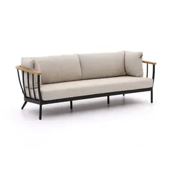 Apple Bee Condor Lounge Sofa 3-Sitzer Alumium black 217cm