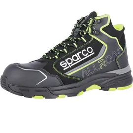 Sparco Motegi S3S SR Sicherheitsschuh, Schwarz/Gelb, 42