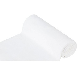 Glatter Bündchenstoff "Comfort", weiß