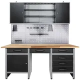 Ondis24 Werkstatt Set Harry 160 cm 1 Schrank LED