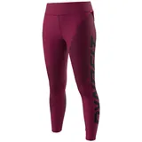 Dynafit Ultra Graphic Leggings - Beet Red / Black / DNA Green - M