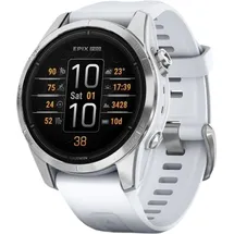Garmin Epix Pro (Gen 2) Standard 42 mm steinweiss/silber