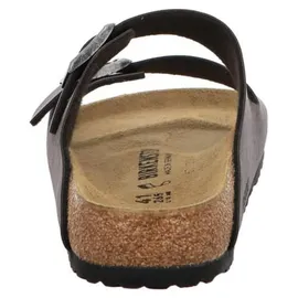 Birkenstock Arizona Birko-Flor Velvet Gray/Black Buckles 46