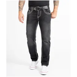 Rock Creek Jeans Comfort Fit dicke Nähte Loose Fit
