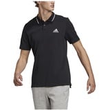adidas Herren M Sl Pq Polo Shirt, Black/White, L