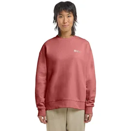 Jack Wolfskin Essential Crewneck Sweatshirt Rot M